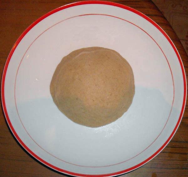 dough now served on a plate